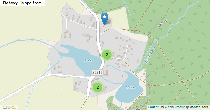 Rašovy - mapa firem