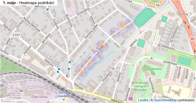1. máje - mapa podnikání