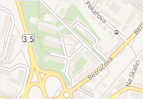Brigádnická v obci Turnov - mapa ulice