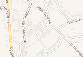 Diamantová v obci Turnov - mapa ulice