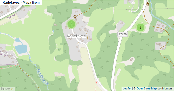 Kadeřavec - mapa firem