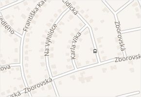 Karla Vika v obci Turnov - mapa ulice