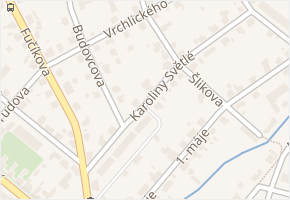 Karoliny Světlé v obci Turnov - mapa ulice