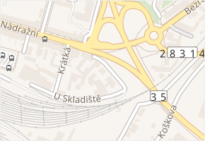 Kudrnáčova v obci Turnov - mapa ulice