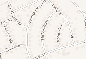 Na Vyhlídce v obci Turnov - mapa ulice