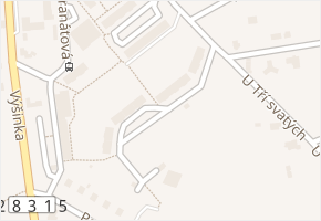 Rubínová v obci Turnov - mapa ulice