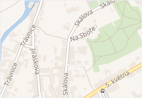 Skálova v obci Turnov - mapa ulice