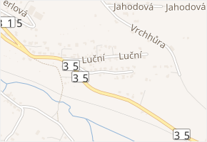 Třešňová v obci Turnov - mapa ulice