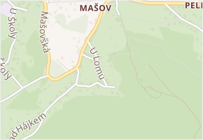 U Lomu v obci Turnov - mapa ulice