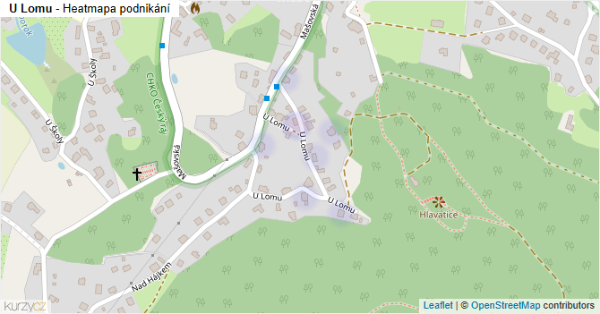 U Lomu - mapa podnikání