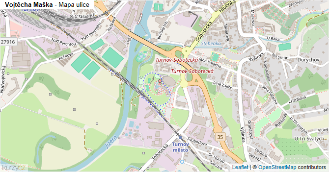 Vojtěcha Maška - mapa ulice