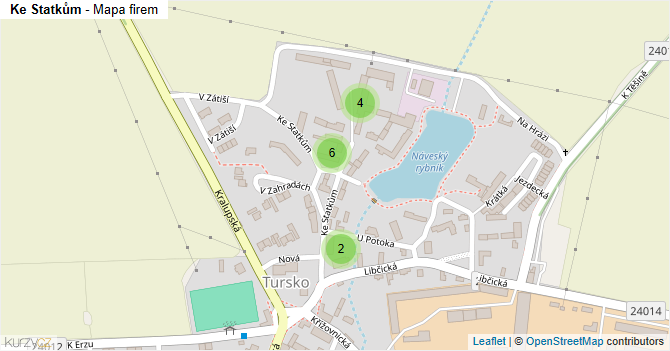 Ke Statkům - mapa firem