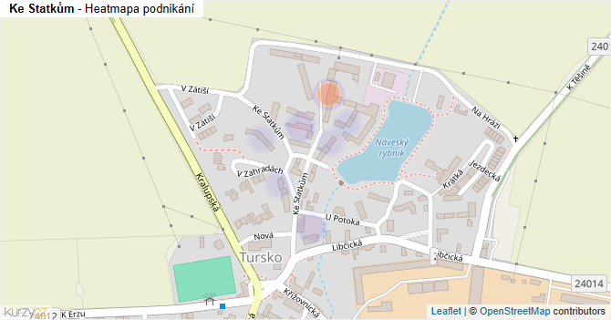 Ke Statkům - mapa podnikání