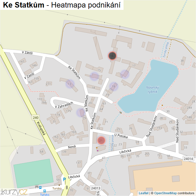 Mapa Ke Statkům - Firmy v ulici.