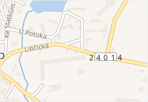 Libčická v obci Tursko - mapa ulice