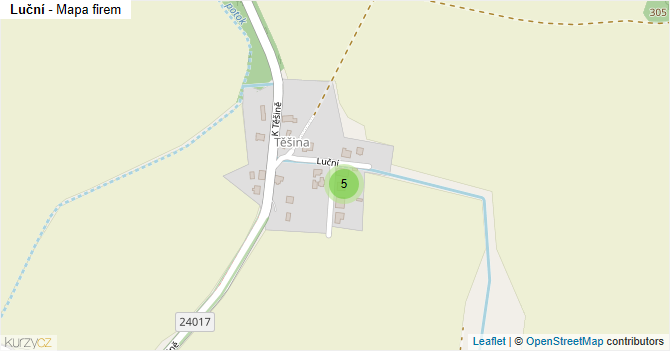 Luční - mapa firem