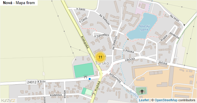Nová - mapa firem