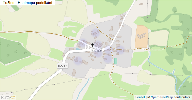 Tužice - mapa podnikání
