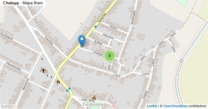 Chalupy - mapa firem