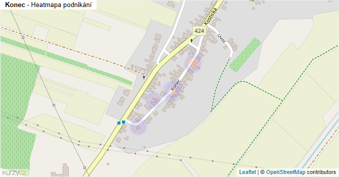 Konec - mapa podnikání