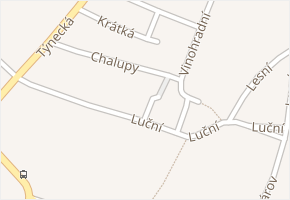 Luční v obci Tvrdonice - mapa ulice