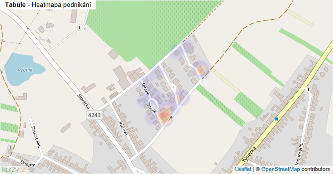 Tabule - mapa podnikání