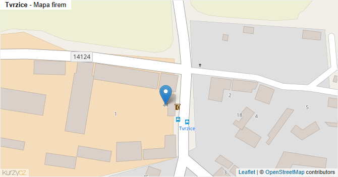 Tvrzice - mapa firem
