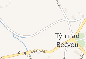 Na Chodníku v obci Týn nad Bečvou - mapa ulice