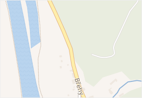 Břehy v obci Týn nad Vltavou - mapa ulice