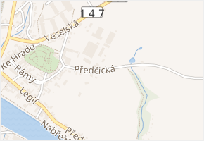 Předčická v obci Týn nad Vltavou - mapa ulice