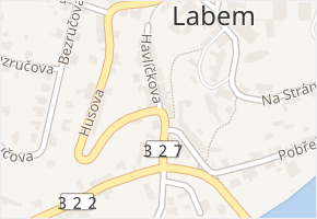 Havlíčkova v obci Týnec nad Labem - mapa ulice