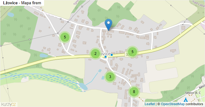 Lžovice - mapa firem