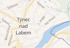 Mannova v obci Týnec nad Labem - mapa ulice
