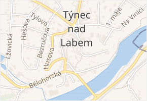 V Malém kopci v obci Týnec nad Labem - mapa ulice