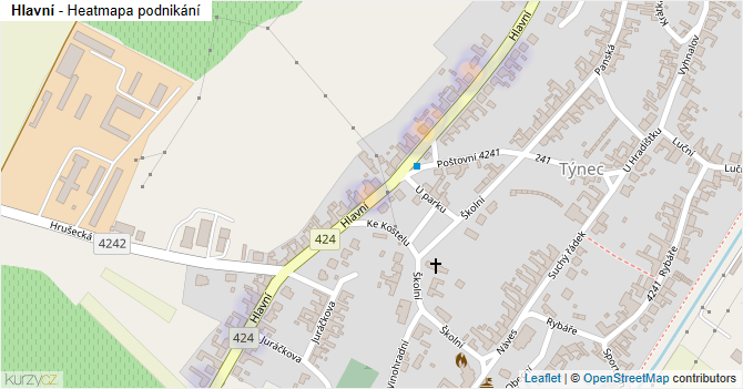 Hlavní - mapa podnikání