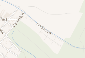 Na Struze v obci Týniště nad Orlicí - mapa ulice