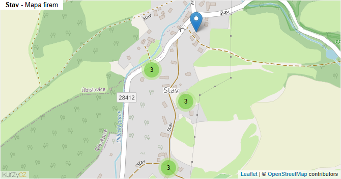 Stav - mapa firem