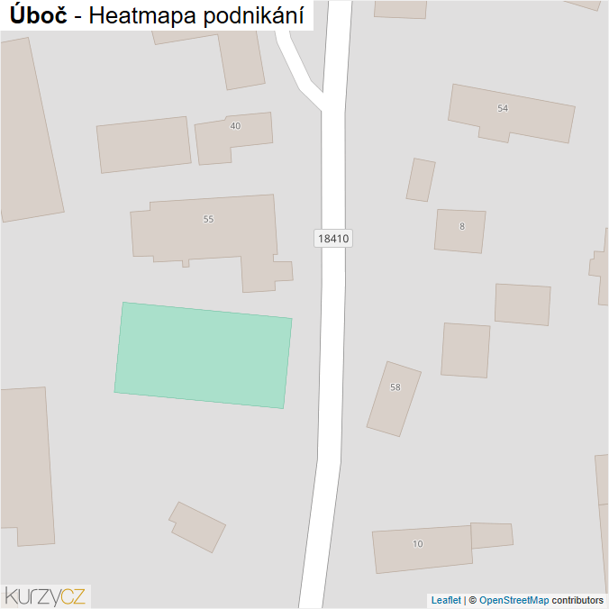 Mapa Úboč - Firmy v obci.