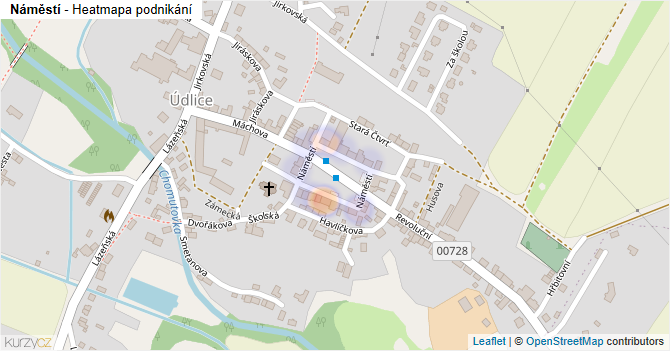 Náměstí - mapa podnikání