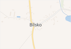Bílsko v obci Údrnice - mapa části obce