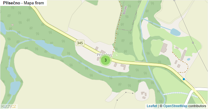 Přísečno - mapa firem