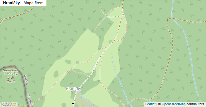 Hraničky - mapa firem