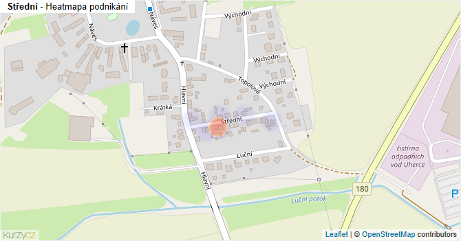 Střední - mapa podnikání
