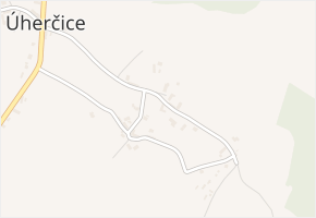 Úherčice v obci Úherčice - mapa části obce