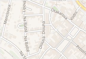 Dlouhá v obci Uherské Hradiště - mapa ulice