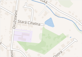 Družstevní v obci Uherské Hradiště - mapa ulice