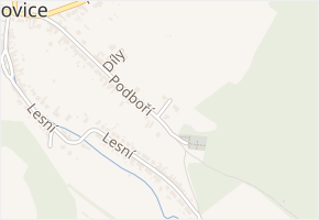Lopaty v obci Uherské Hradiště - mapa ulice
