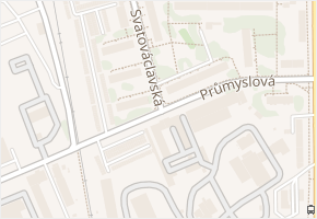 Průmyslová v obci Uherské Hradiště - mapa ulice