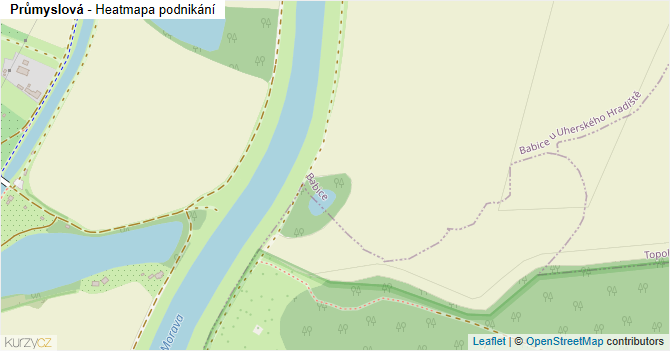 Průmyslová - mapa podnikání