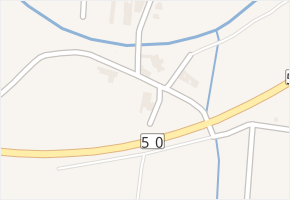 Bajovec v obci Uherský Brod - mapa ulice